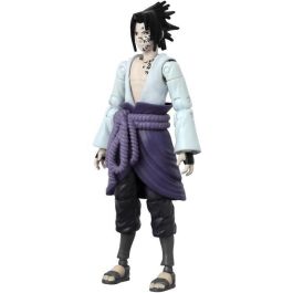 Bandai Figura de Acción Coleccionable Sasuke Uchiha Naruto Shippuden Anime Heroes Beyond 17 cm, detallada y articulada con accesorios