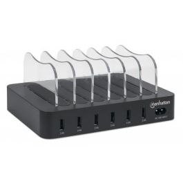 Manhattan Charging Station, 6X USB-A Ports, Outputs: 6X 2.4A,
