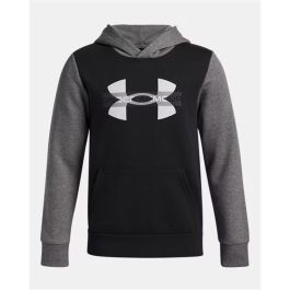 Sudadera con Capucha Niña Under Armour Rival Flc Cblck Grphc Hd Negro L