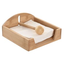 Servilletero Basicos DKD Home Decor Natural 21 x 8.8 x 19 cm Servilletero Basicos DKD Home Decor Natural 21 x 8.8 x 19 cm