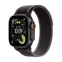 Apple Watch Ultra 3 Titanium Cellular 49mm Negro con correa Trail Loop negro/carbón vegetal S/M