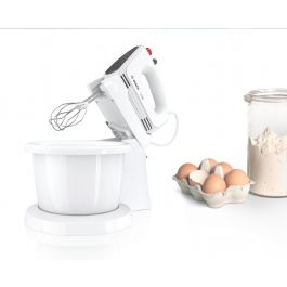 Bosch MFQ2600G ErgoMixx Batidora Eléctrica de Mano 375W 4 Velocidades + Turbo Blanco Gris