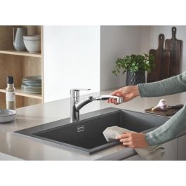 Grohe Mezclador Monomando de Fregadero, Acabado Cromo Grohe Mezclador Monomando de Fregadero, Acabado Cromo
