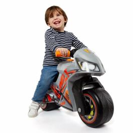 Correpasillos moto premium plata 74x32x47 cm