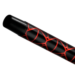 Belius Legacy Boligrafo Aluminio Diseño Triángulo Rojo Cuerpo Negro Tinta Azul Caja Diseño