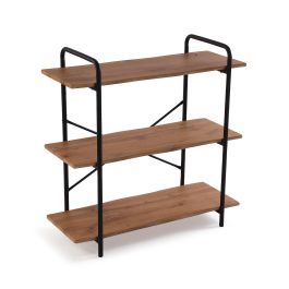 Versa Estantería 3 Alturas Muna 34x80 cm - Madera MDF, Metal, PVC Precio: 57.49999981. SKU: B16Y98M6RY