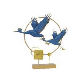 DKD Home Decor Decoración Glam Garzas de Metal Azul Dorado 51x9x51 cm Precio: 32.49999984. SKU: S3042986