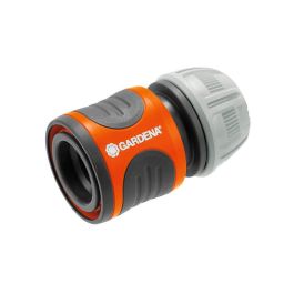 Gardena Conector Rápido de Manguera 1/2 pulg - 5/8 pulg Gris/Naranja Polipropileno Anti UV Anti Hielo
