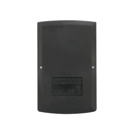 Liderpapel xf05 Calculadora de Bolsillo 8 Dígitos Solar y Pila Color Negro 98x62x8 mm