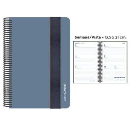 Agenda Anual (2026) Senfort Foam Espiral Tapa Pp Con Goma 135X210 S/V Azul Plomo Precio: 9.78999989. SKU: B1GE8E8MK3
