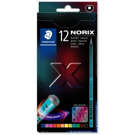 Staedtler Lápices de Colores Noris con Forma Inteligente, Madera Negra, Colores Intensos, Estuche de 12 Unidades Surtidas Precio: 6.50000021. SKU: B16ACQB5HG