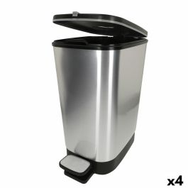 Cubo de basura Curver Gris Plástico 25 L (4 Unidades)