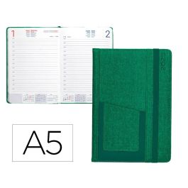 Agenda Encuadernada Liderpapel Saria A5 2025 Dia Pagina Color Verde Papel 70 gr Precio: 5.50000055. SKU: B14W2S5KQZ