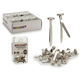 Encuadernadores Cromados 20 Piezas Pincello 2x9.5x5.5 cm (48 Unidades) Precio: 28.49999999. SKU: S3602317