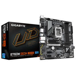 GIGABYTE B760M DS3H - Placa Base Intel B760 mATX LGA1700, 4x DDR5, PCIe 5.0, 2x M.2 PCIe 4.0, 2.5Gb Ethernet, USB 3.2 Gen 2 Type-C, HDMI, DisplayPort, SATA III Precio: 110.95000015. SKU: B1JJ6LLTDK