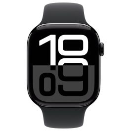 Apple Watch Series 10 GPS + Cellular 46mm Negro Espacial Aluminio con Correa Deportiva Negra Talla S/M