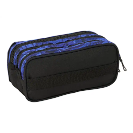 Portatodo Triple El Niño Roller Azul Negro 21,5 x 10 x 8 cm