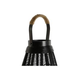 Portavela Colonial DKD Home Decor Negro 28 x 50 x 28 cm