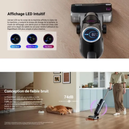 Eureka Aspiradora Inalámbrica 630 - 150 W, 21.600 Pa, 38 min Autonomía - Negra