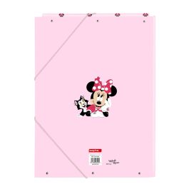 Carpeta de anillas Minnie Mouse Naive Rosa A4 26 x 33.5 x 2.5 cm