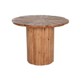 Mesa de Comedor Home ESPRIT Natural Madera 100 x 100 x 77 cm Precio: 358.50000032. SKU: B18VFAT7ZS