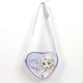 Cerdá Bolso Corazón Frozen 15 x 14 x 4 cm para Niñas Mayores de 3 Años Azul