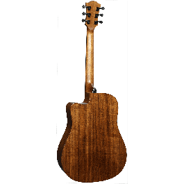 LAG Guitarra Acústica Electroacústica Dreadnought A/E Cutaway Edición Limitada Red Burst