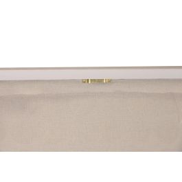 DKD Home Decor Cuadro Scandi Blanco Natural Lienzo MDF 52 x 52 x 2.8 cm (4 Unidades)