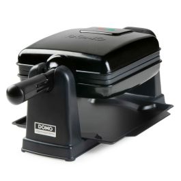 Domo DO9224W Gofrera Rotatoria 180° Antiadherente con Mango Frío, para 2 Gofres