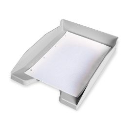 Bandeja Sobremesa Plastico Q-Connect Gris Opaco 240x70x340 mm 6 unidades