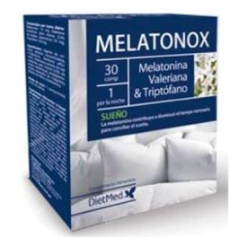 DIETMED Melatonox 30 Comp. Ayuda a Conciliar el Sueño, Melatonina y Valeriana para el Descanso Precio: 9.6900001. SKU: B1DSR483BK