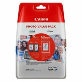 Canon Tinta Ecopack BK+C+M+Y + 50H Papel Fotográfico 10x15 para Pixma TR4551-4650-4651, TS3350-3351-3352-3355-3450-3451-3452, PG545XL + CL546XL Precio: 51.79000013. SKU: S8403052