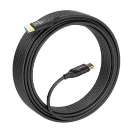 AISENS A148-0929 Cable HDMI 2.0 AOC Premium 15M con Ethernet, HDR10, ARC y Conectores Dorados, Negro
