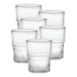 Set de Vasos Duralex 1013AB06 Transparente Cristal 160 ml Apilable 6 Piezas (6 Unidades) (6 pcs)