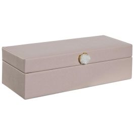 Joyero Tradicional DKD Home Decor Rosa Palo 12.5 x 5.5 x 28.5 cm