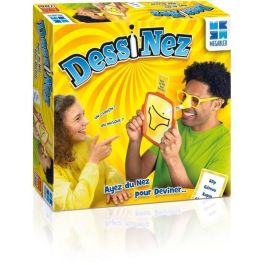 Megableu Dessi'Nez Juego de Mesa Familiar Original y Divertido - Dibuja con la Nariz, Gafas Portaplumas y Adivina Palabras Megableu Dessi'Nez Juego de Mesa Familiar Original y Divertido - Dibuja con la Nariz, Gafas Portaplumas y Adivina Palabras
