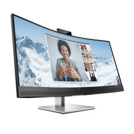HP Monitor E34m G4 WQHD Curved USB-C Conferencing Monitor con Webcam Integrada y Carga de 65W