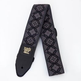 Correa Guit/ Bajo Jacquard Polypro - "Regal Black" Precio: 28.78999948. SKU: B19SPPBLJC