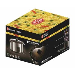 Russell Hobbs 19750-56 Arrocero-Cocedor a Vapor, 10 Tazas, Función de Mantenimiento de Calor, Bandeja para Cocinar al Vapor, Tapa de Cristal