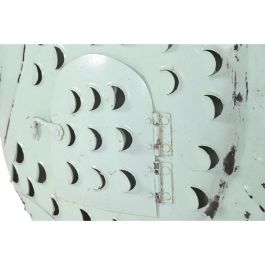 DKD Home Decor Metal fishes 2c24 Pez Portavela Decorativo Azul Celeste Metal 63 x 46 x 9 cm