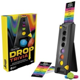 Hasbro Gaming HASF9833101 Drop Trivia, Juego Grupal Electrónico con Voz y Sonidos, 13+ años, 2+ Jugadores, 15 min, Inspirado en Trivial Pursuit
