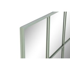 DKD Home Decor Espejo de Pared Scandi Verde Menta 122x122 cm con Diseño Ventana, Hierro y Cristal DKD Home Decor Espejo de Pared Scandi Verde Menta 122x122 cm con Diseño Ventana, Hierro y Cristal