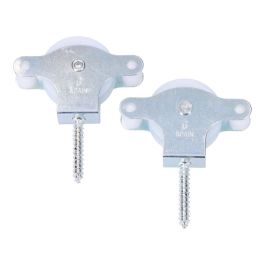 Edm Pack 2 unid. Polea Nylon 40 mm Tirafondo