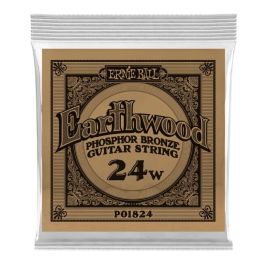 Ernie Ball Cuerda Acústica Slinky Phosphor/Bronze 024 para Bajo, Sonido Meloso y Resonante