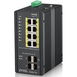 Zyxel RGS200-12P Switch Gestionado L2 Gigabit Ethernet con PoE Negro