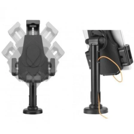 Aisens Soporte De Sobremesa Antirobo Ajustable para Tablet, 1 Pivote, Negro