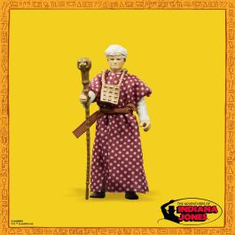 Hasbro Indiana Jones Retro Collection Figura Belloq Ceremonial 9.5 cm con Vara Inspirada en los 80