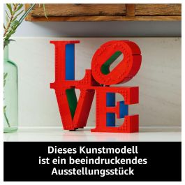 LEGO 31214 Art LOVE Set de Construcción para Adultos - Decoración y Regalo para Parejas
