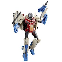 Hasbro Figura Transformers Studio Series Starscream One 11.5cm, Robot a Tetra Jet Cybertroniano en 30 Pasos, 2 Láseres Anuladores