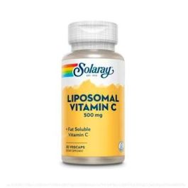 SOLARAY Vitamina C Liposomal 500mg, Alta Biodisponibilidad con Patente CellG8, 30 Cápsulas Vegetales Precio: 20.5000004. SKU: B12LNN8BTM